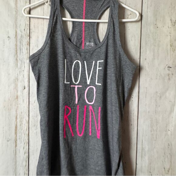 Danskin Women’s Active Athletic Racerback Sporty Workout Tank Sz L 12-14 - Picture 4 of 7
